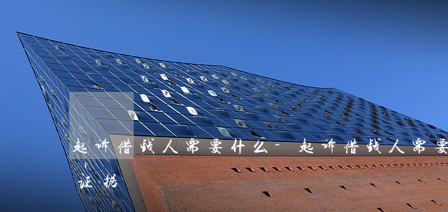起诉借钱人需要什么-起诉借钱人需要什么证据
