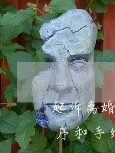 起诉离婚需要什么程序(起诉离婚需要什么程序和手续)