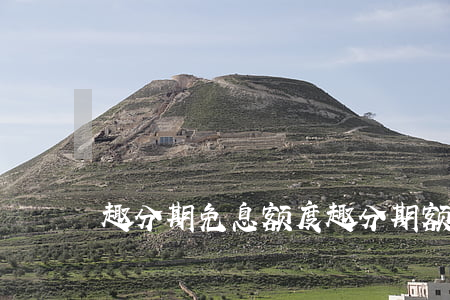 趣分期免息额度 趣分期额度多少