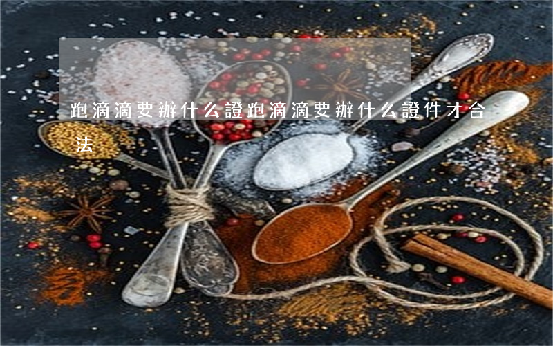 跑滴滴要辦什么證(跑滴滴要辦什么證件才合法)