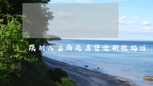 跟别人后面还房贷逾期被起诉