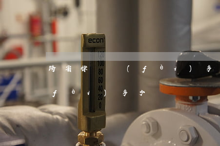 跨省律師費(fèi)多少錢(跨省律師費(fèi)多少錢)