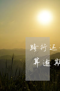 跨行还信用卡没到账算逾期吗-还款没到账算逾期吗