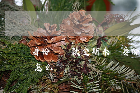 身份證貸款逾期未還(身份證過期還不了貸款怎么辦)