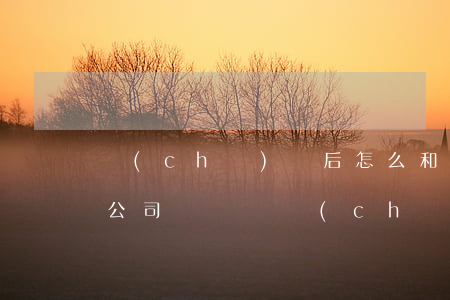 車(chē)禍后怎么和保險(xiǎn)公司談賠償(車(chē)禍后怎么和保險(xiǎn)公司談賠償)