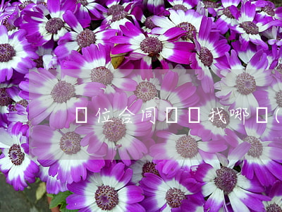 車位合同糾紛找哪個(gè)部門