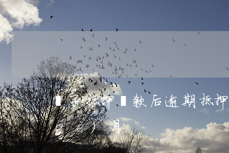 車子抵押貸款后逾期(抵押車貸款逾期一個(gè)月)