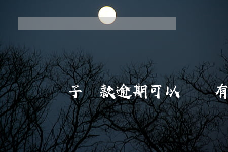 車子貸款逾期可以買嗎(有逾期買車貸款能通過嗎)