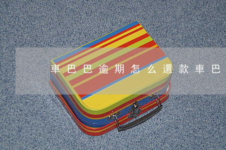 車巴巴逾期怎么還款(車巴巴里面貸款怎么還)