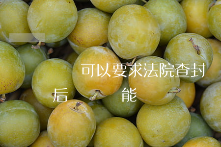 車禍可以要求法院查封車輛嗎(起訴查封車輛后車輛還能開嗎)