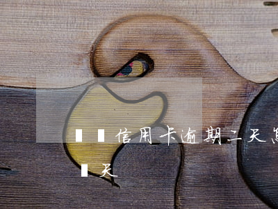 車貸信用卡逾期二天怎么辦(車貸不小心逾期兩天)