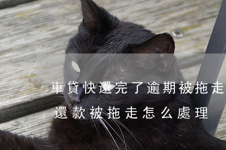 車貸快還完了逾期被拖走怎么處理(車子逾期還款被拖走怎么處理)