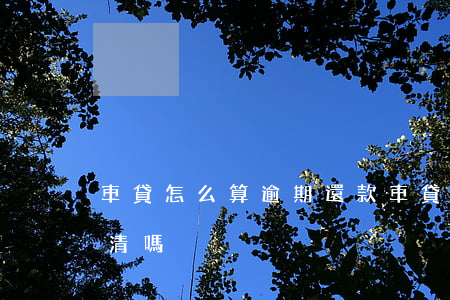 車貸怎么算逾期還款(車貸逾期了必須全部還清嗎)