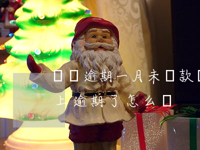 車貸逾期一月未還款(買的車貸款沒有及時還上,逾期了,怎么辦)