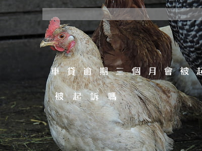 車貸逾期三個月會被起訴嗎（車貸逾期三期會被起訴嗎）