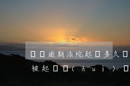 車貸逾期法院起訴多久執(zhí)行（逾期被起訴會(huì)執(zhí)行按揭車嗎）
