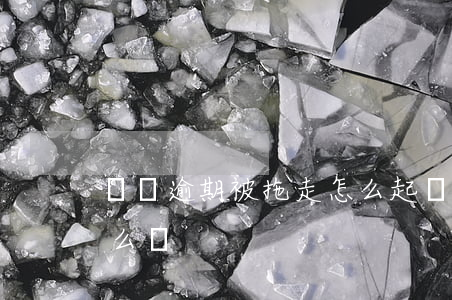 車貸逾期被拖走怎么起訴(車貸逾期被拖走怎么辦)
