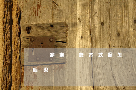 車貸逾期還款方式是怎樣(車貸款逾期還款的后果)