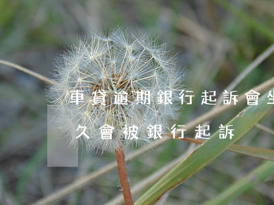 車貸逾期銀行起訴會坐牢嗎(車子貸款逾期多久會被銀行起訴)
