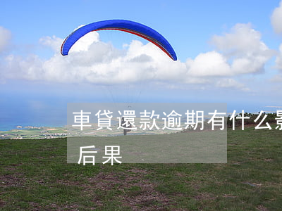 車貸還款逾期有什么影響(車貸款逾期還款的后果)