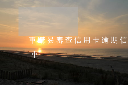 車購易審查信用卡逾期(信用卡逾期能不能買車)