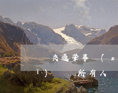 車輛交通肇事責(zé)任(交通事故機(jī)動車所有人責(zé)任)