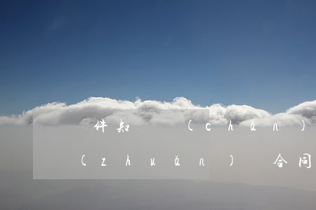 軟件知識產(chǎn)權(quán)轉(zhuǎn)讓合同是什么
