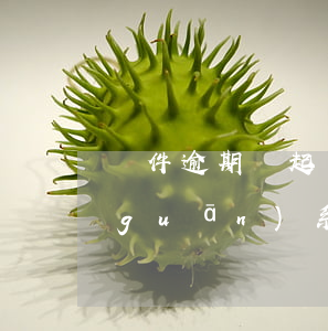 軟件逾期會起訴嗎(貸款軟件逾期幾天有關(guān)系嗎)