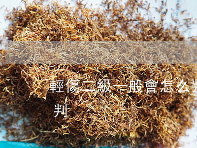 輕傷二級一般會怎么判(輕傷二級一般會怎么判)