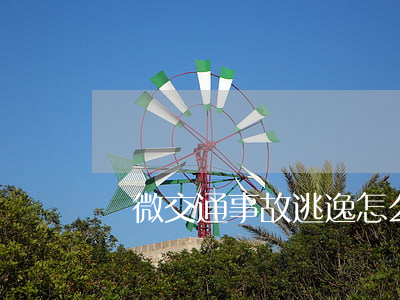 輕微交通事故逃逸怎么處理
