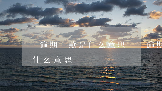 轉逾期貸款是什么意思(網貸逾期債權轉讓是什么意思)