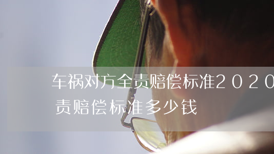 车祸对方全责赔偿标准2020(车祸对方全责赔偿标准多少钱)