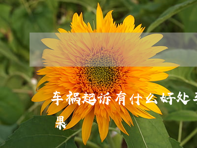 车祸起诉有什么好处(车祸被起诉会有什么后果)