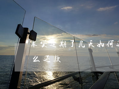 车贷逾期了几天如何还款(车贷逾期了一天怎么还款)