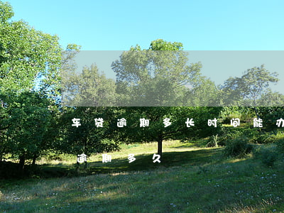 车贷逾期多长时间能办信用卡 车子贷款可以逾期多久