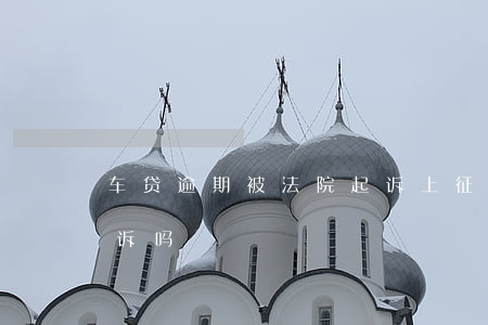 车贷逾期被法院起诉上征信吗(车贷逾期会起诉吗)