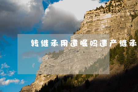 转继承用遗嘱吗(遗产继承转赠可以吗)