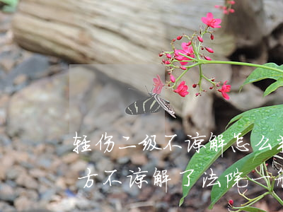 轻伤二级不谅解怎么判能判多久(轻伤二级对方不谅解了,法院一般怎么判)