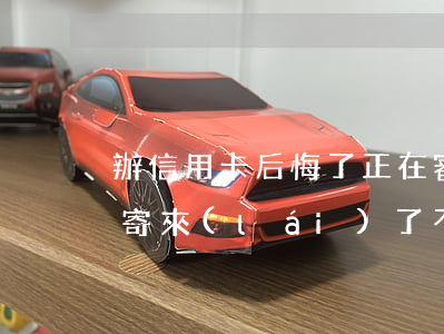 辦信用卡后悔了正在審核怎么取消-信用卡寄來(lái)了不激活沒事吧
