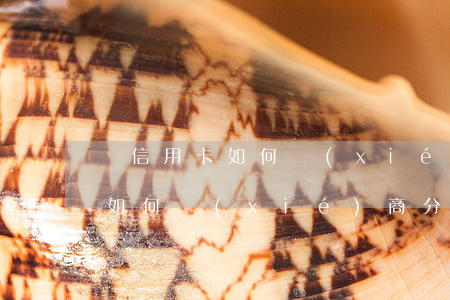 辦信用卡如何協(xié)商分期(辦信用卡如何協(xié)商分期還本金)