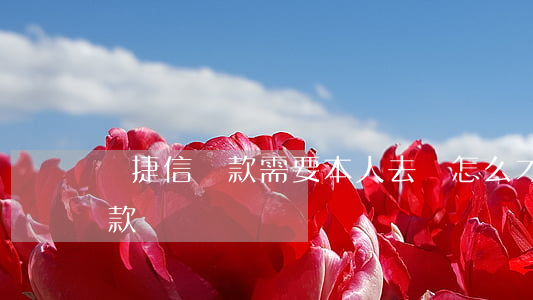 辦捷信貸款需要本人去嗎(怎么才能在捷信貸款)