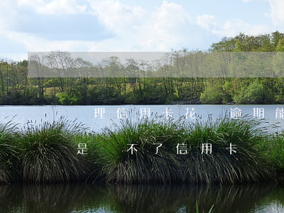 辦理信用卡花唄逾期能辦理嗎(花唄逾期是不是辦不了信用卡)