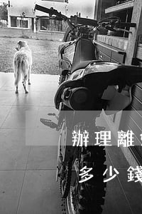 辦理離婚律師費要多少錢(辦理離婚律師費要多少錢)