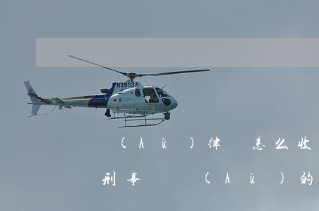 辯護(hù)律師怎么收費(fèi)的(律師刑事辯護(hù)的費(fèi)用)