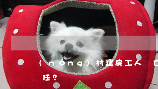 農(nóng)村建房，工人傷亡應由誰承擔責任？