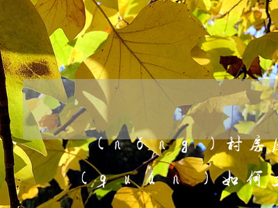 農(nóng)村房屋有遺囑的怎么繼承權(quán)(如何立遺囑繼承房產(chǎn))