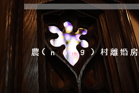 農(nóng)村離婚房子如何分配