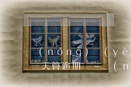 農(nóng)業(yè)銀行信用卡逾期一天算逾期嗎-農(nóng)業(yè)銀行信用卡1萬逾期一年