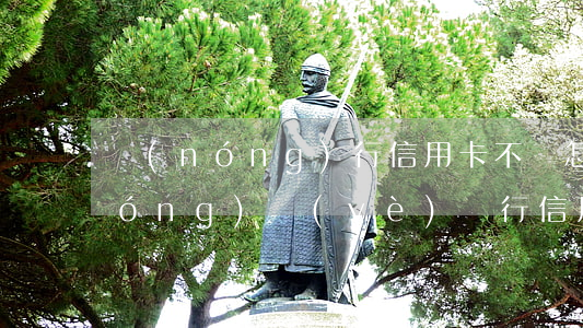 農(nóng)行信用卡不還怎么辦(農(nóng)業(yè)銀行信用卡怎么還)