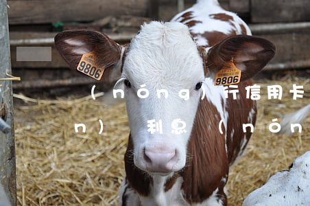 農(nóng)行信用卡透支轉(zhuǎn)帳利息(農(nóng)行信用卡透支取現(xiàn)手續(xù)費(fèi)和利息)